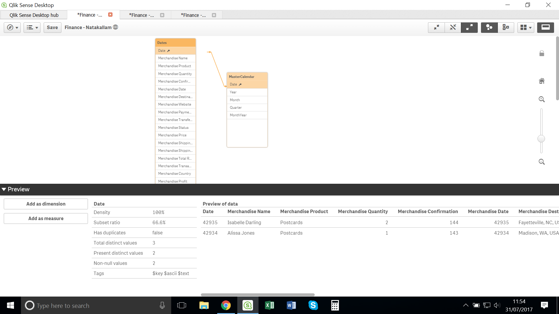 Issues With Master Calendar Qlik Community 1309475